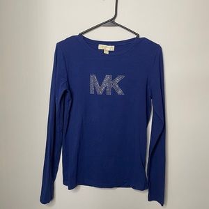 Blue Michael Kors long sleeve shirt!